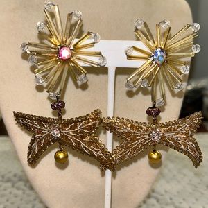 Vintage Holiday Glam Earrings-Boutique